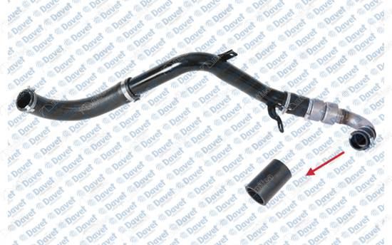 NIFEA 19963 Turbo Hortumu Metal Boru Haric Ok Ile Gosterilen Kucuk Hortum Ford C-Max (Dm2) Ford Focus C-Max For